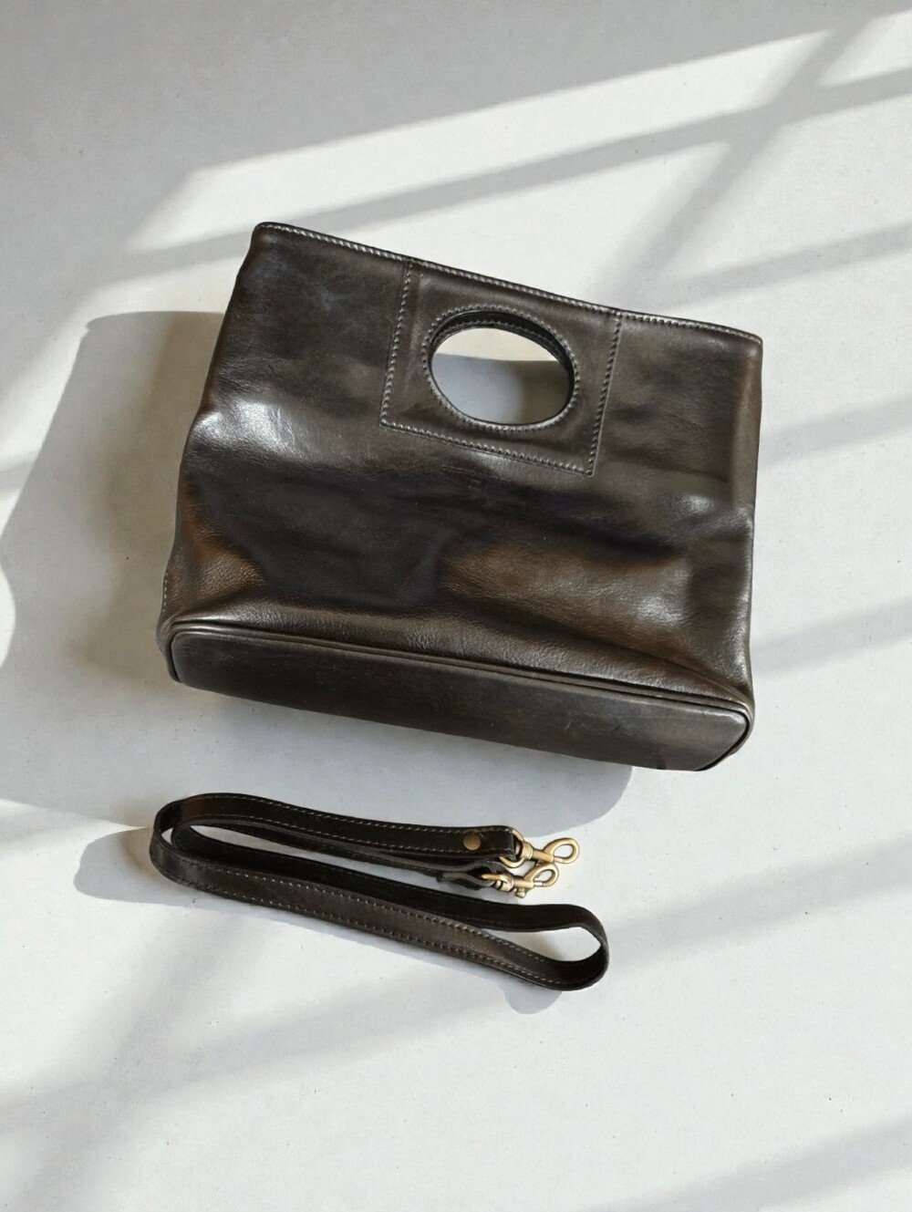Cartoleria Pantheon Roma “Lucilla” Italian Leather Bag